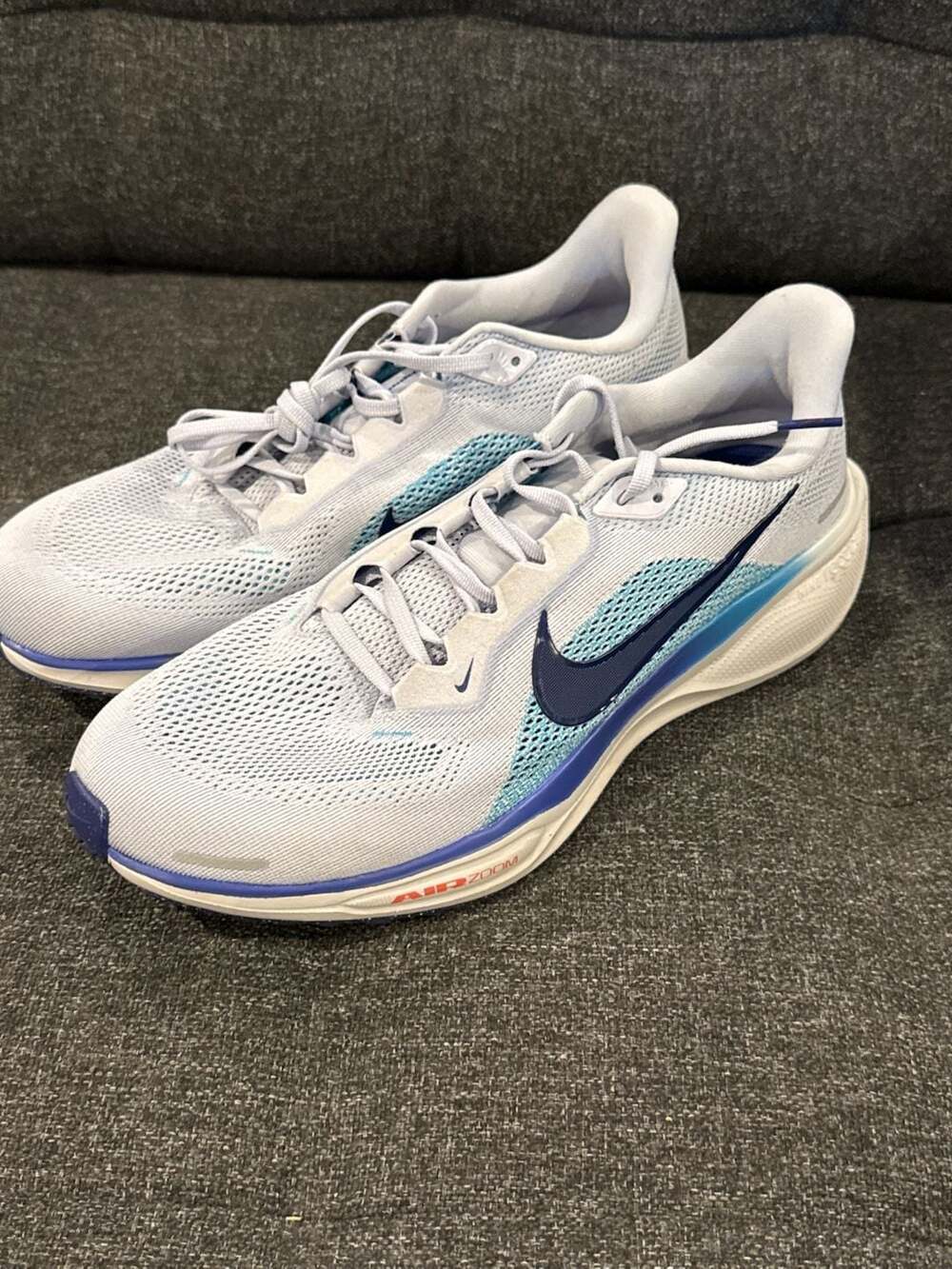 10M / 11.5W - Nike Air Zoom Pegasus 41 Ghost Blue Void Road Running Shoes